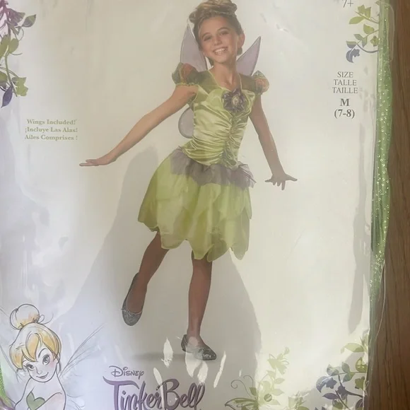 ▫️Disney Tinkerbell Child’s Costume *NWT* Size Medium (7-8) - Picture 3 of 3